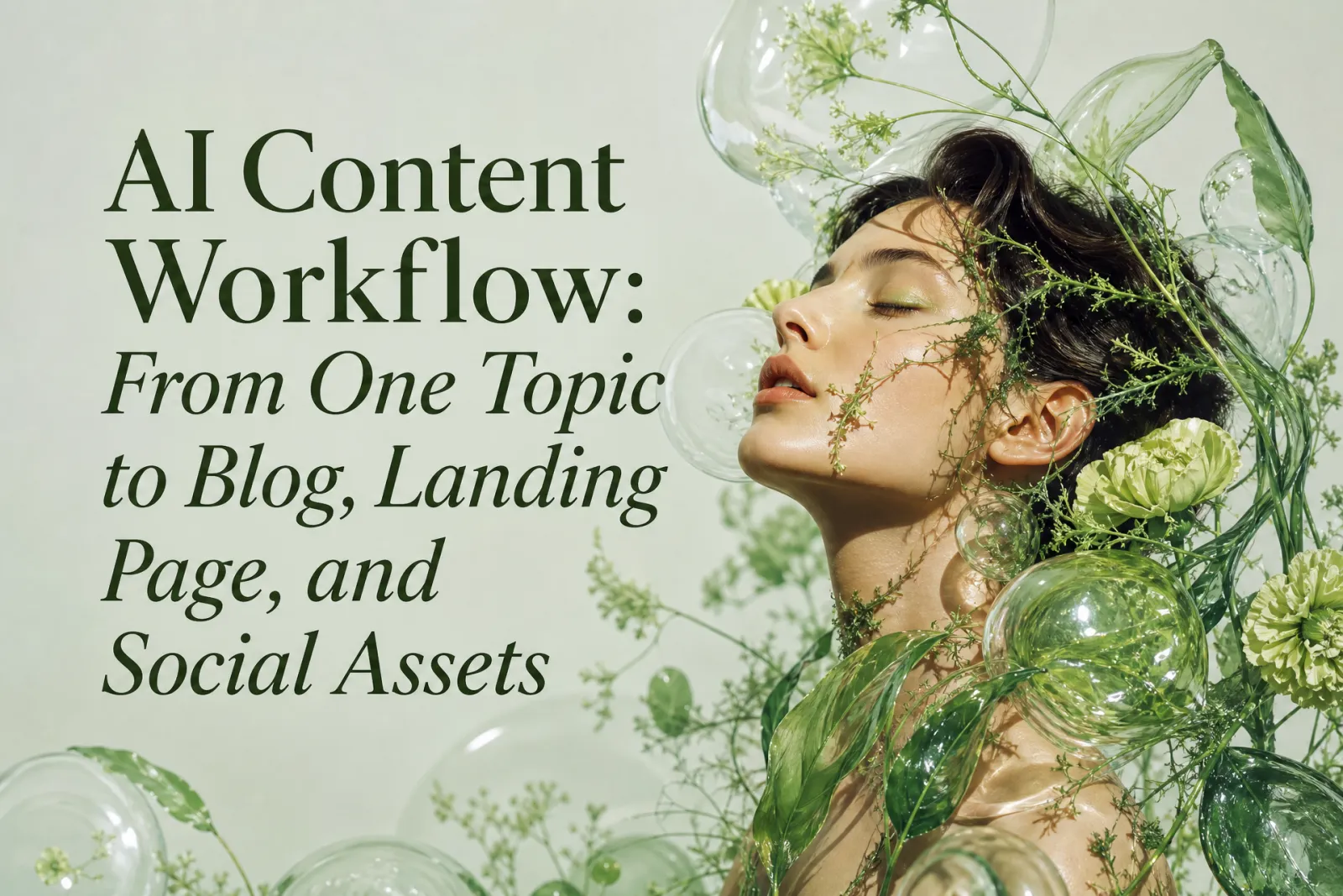 AI Content Workflow: From One Topic to Blog, Landing Page, and Social Assets