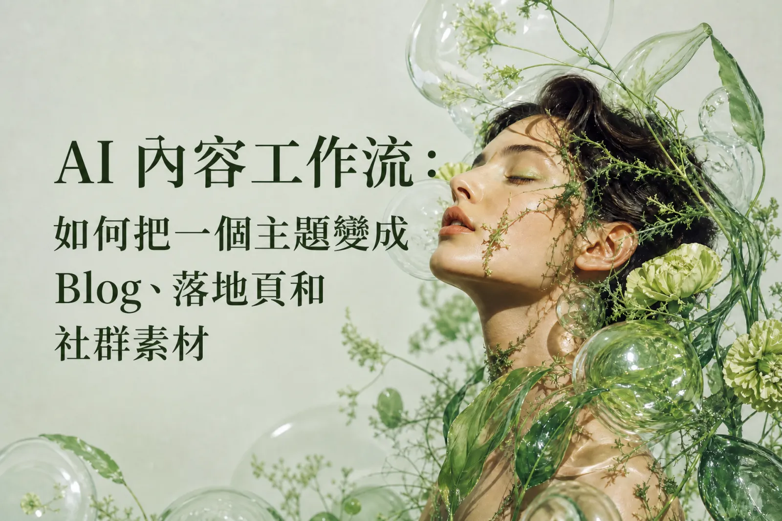 AI 內容工作流：如何把一個主題變成 Blog、落地頁和社群素材