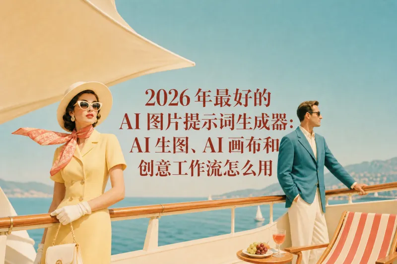 2026 年最好的 AI 图片提示词生成器：AI 生图、AI 画布和创意工作流怎么用