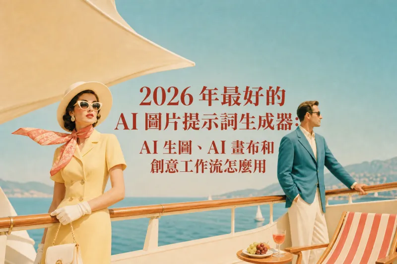 2026 年最好的 AI 圖片提示詞生成器：AI 生圖、AI 畫布和創意工作流怎麼用