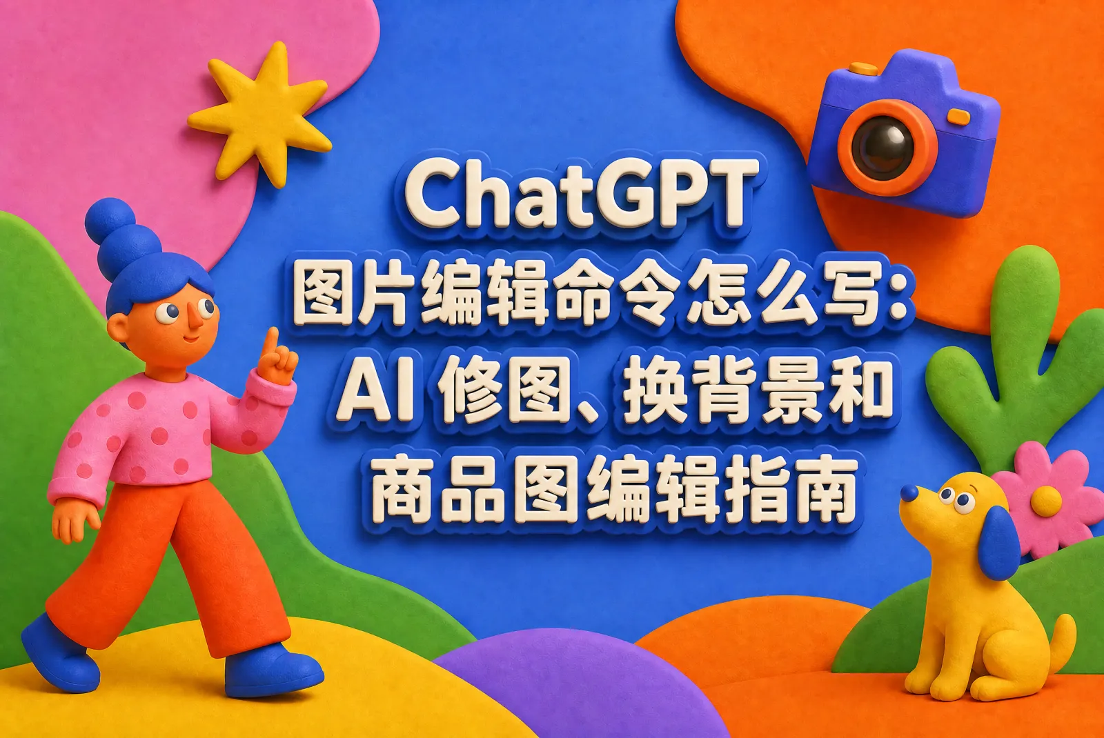 ChatGPT 图片编辑命令怎么写：AI 修图、换背景和商品图编辑指南