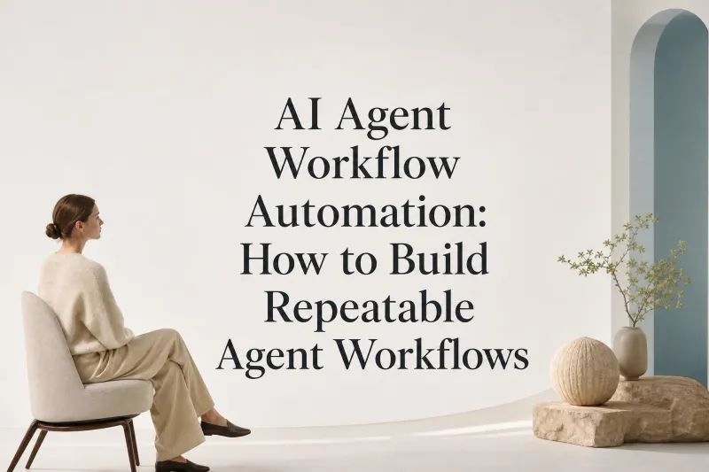 AI Agent Workflow Automation: How to Build Repeatable Agent Workflows