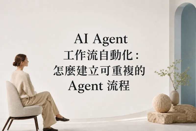 AI Agent 工作流自動化：怎麼建立可重複的 Agent 流程