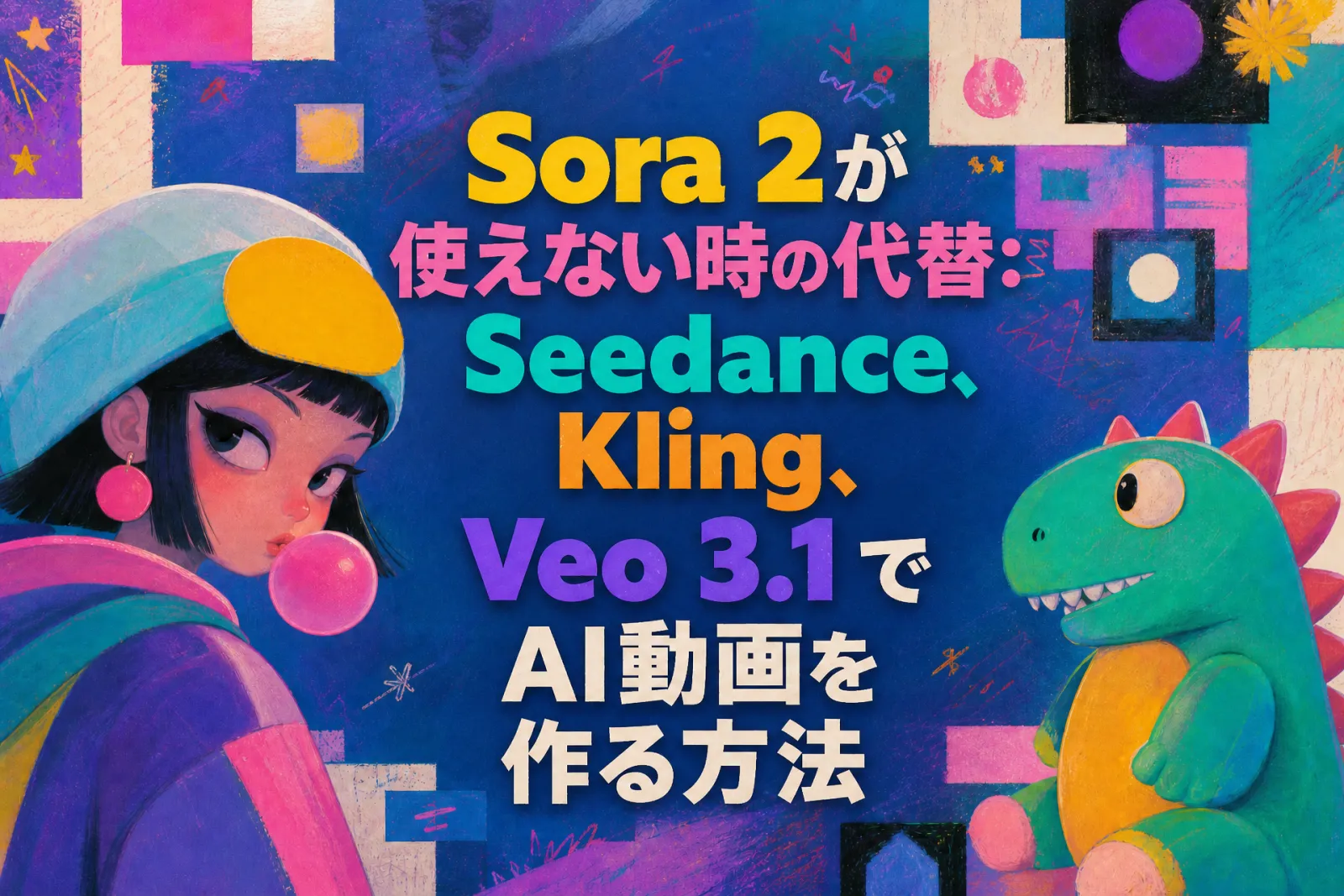 Sora 2が使えない時の代替:Seedance、Kling、Veo 3.1でAI動画を作る方法