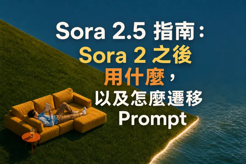 Sora 2.5 指南：Sora 2 之後用什麼，以及怎麼遷移 Prompt