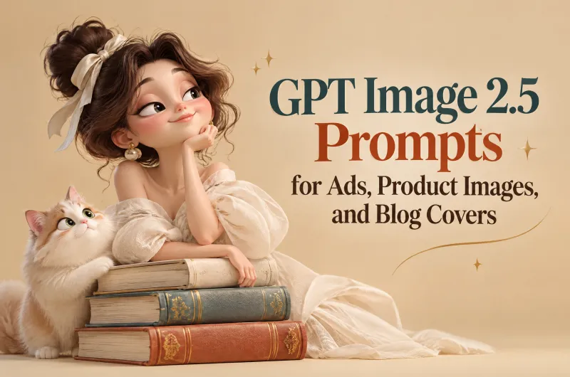 GPT Image 2.5 Prompts: Reusable Formulas for Ads, Product Images, and Blog Covers