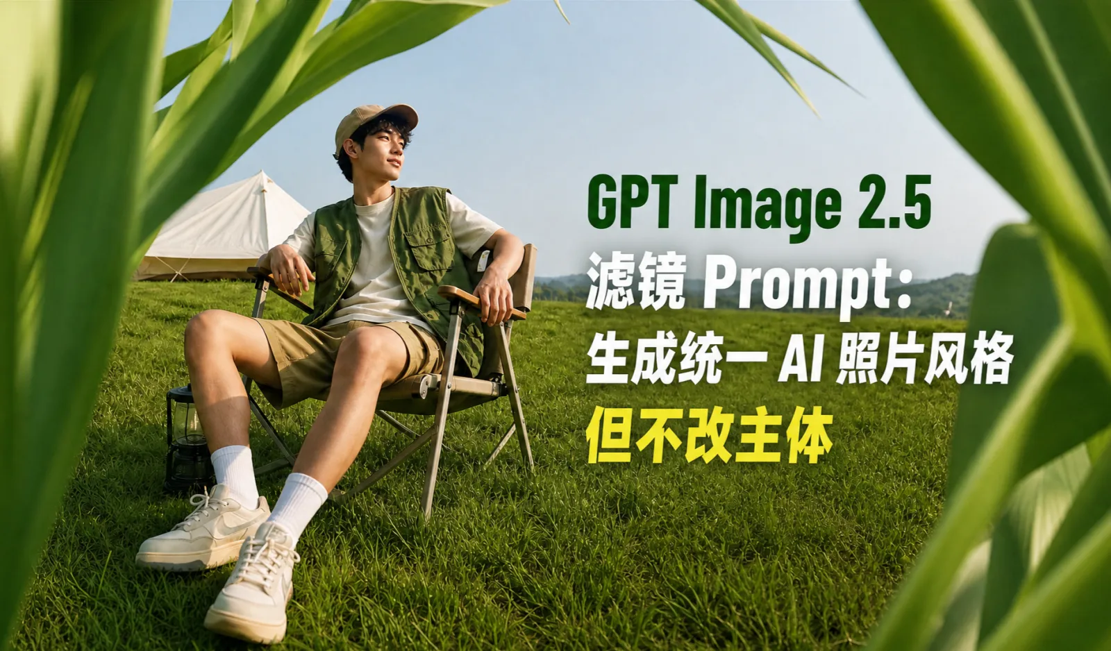 GPT Image 2.5 滤镜 Prompt:生成统一 AI 照片风格但不改主体