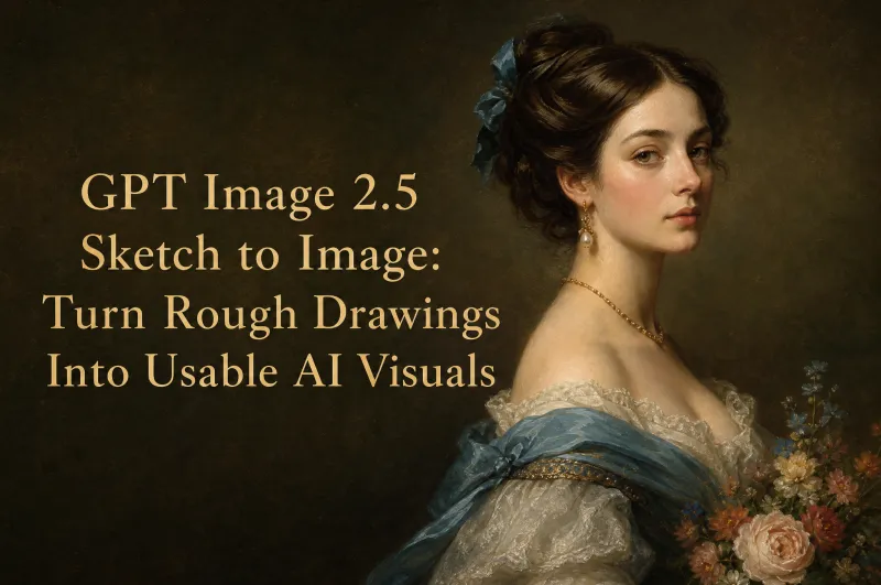 GPT Image 2.5 Sketch to Image: Turn Rough Drawings Into Usable AI Visuals