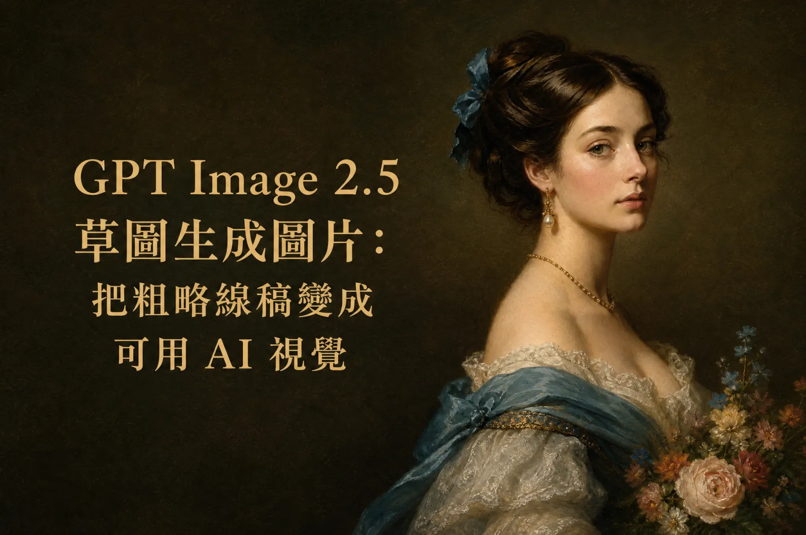 GPT Image 2.5 草圖生成圖片：把粗略線稿變成可用 AI 視覺