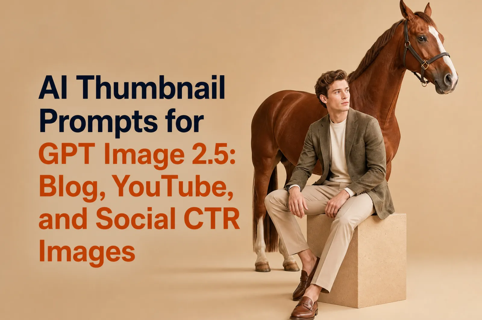AI Thumbnail Prompts for GPT Image 2.5: Blog, YouTube, and Social CTR Images