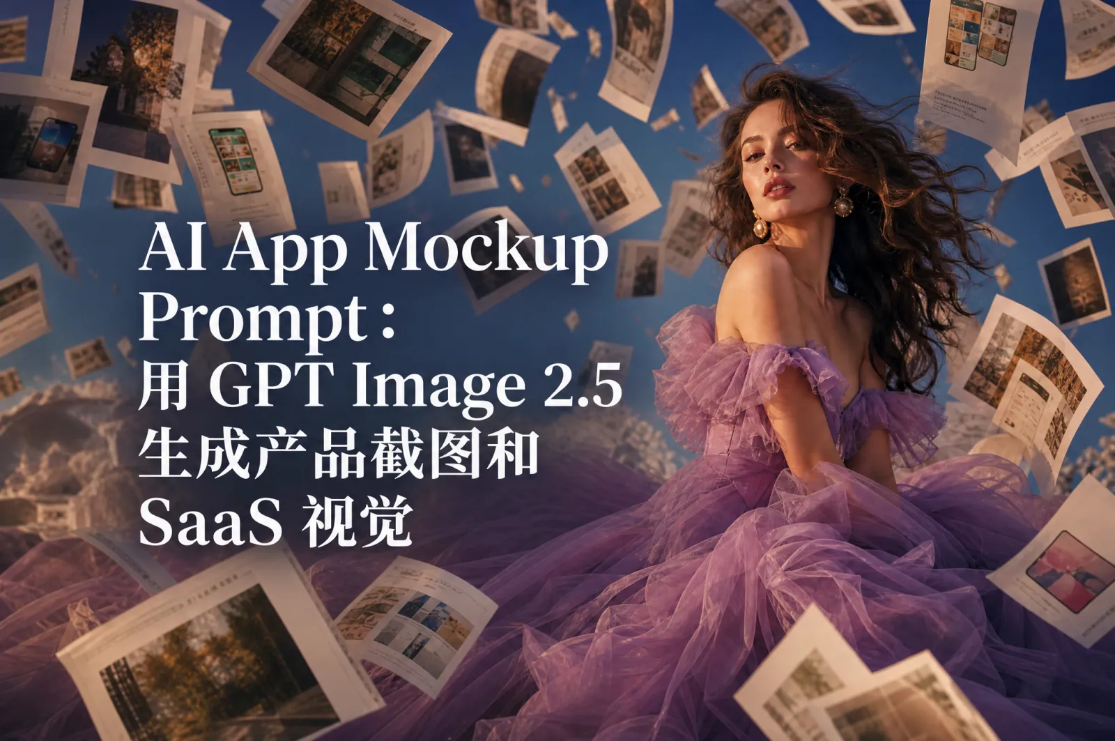 AI App Mockup Prompt:用 GPT Image 2.5 生成产品截图和 SaaS 视觉