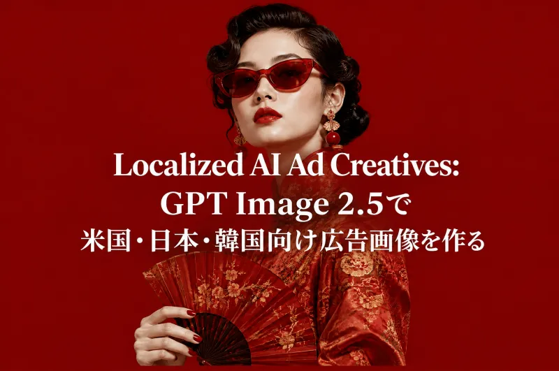 Localized AI Ad Creatives：GPT Image 2.5で米国・日本・韓国向け広告画像を作る