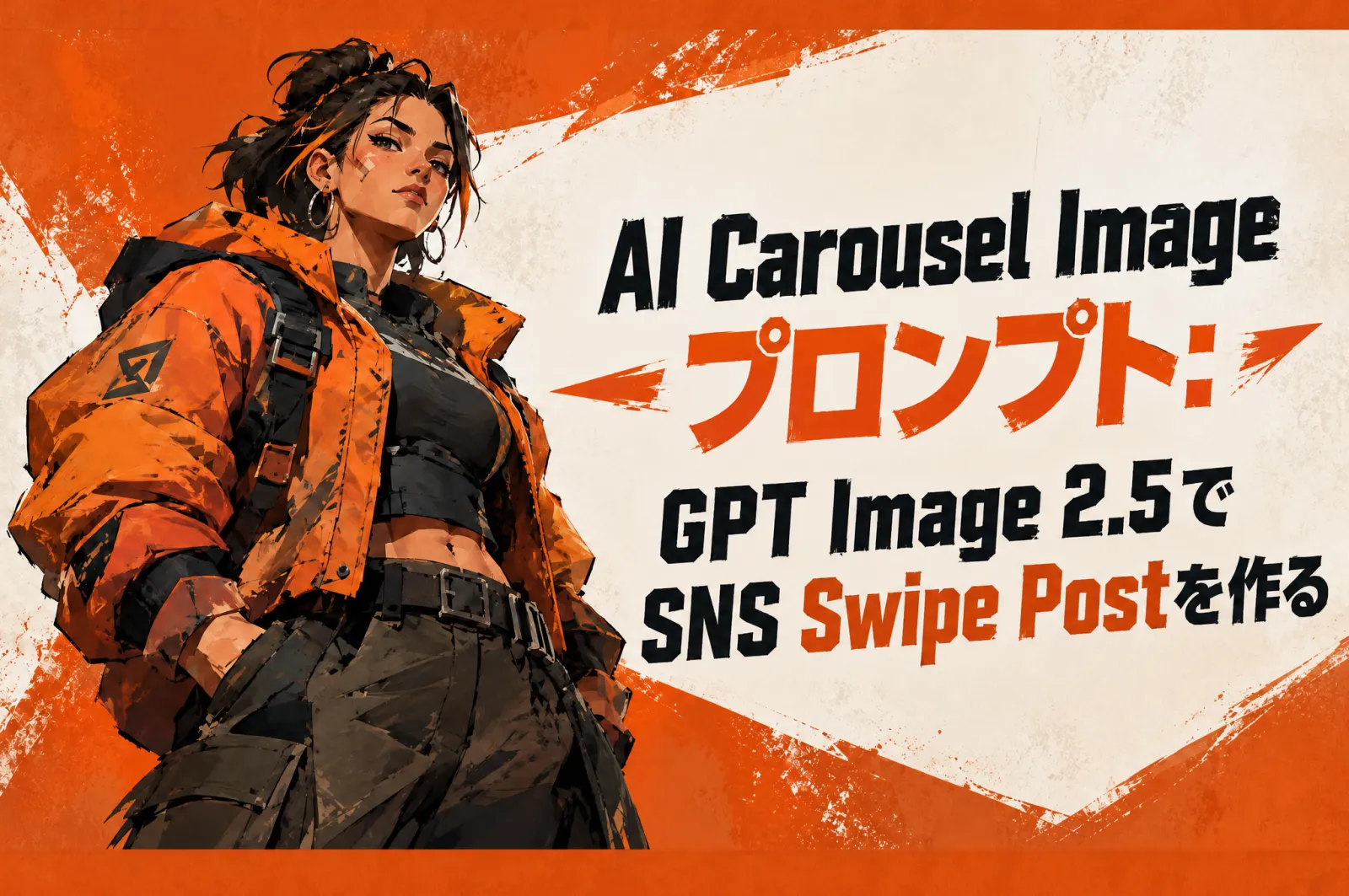 AI Carousel Image Prompt：GPT Image 2.5でSNS Swipe Postを作る
