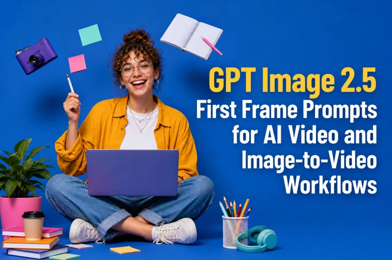 GPT Image 2.5 First Frame Prompts for AI Video and Image-to-Video Workflows