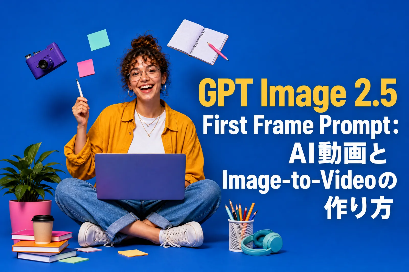 GPT Image 2.5 First Frame Prompt：AI動画とImage-to-Videoの作り方