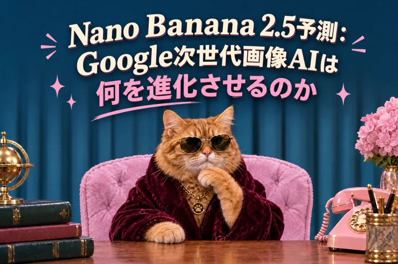 Nano Banana 2.5予測：Google次世代画像AIは何を進化させるのか