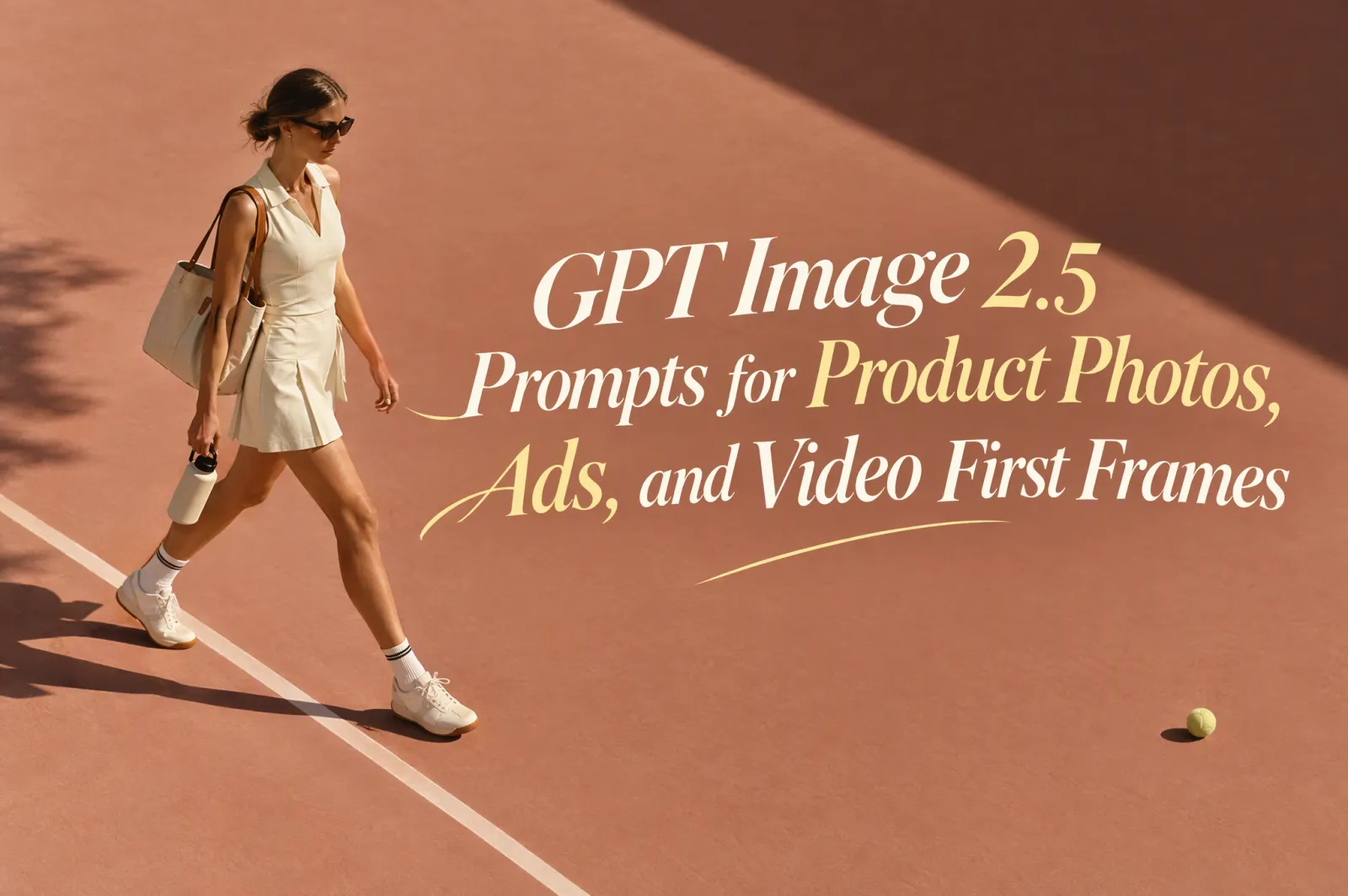 GPT Image 2.5 Prompts for Product Photos, Ads, and Video First Frames