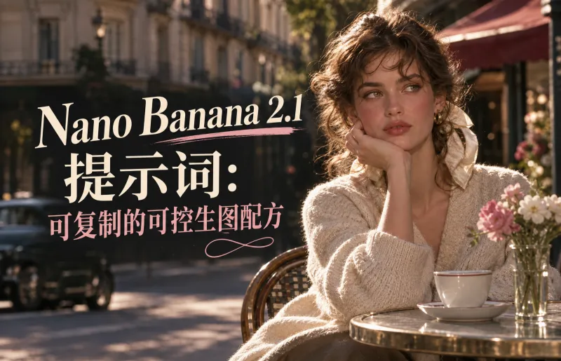 Nano Banana 2.1 提示词：可复制的可控生图配方