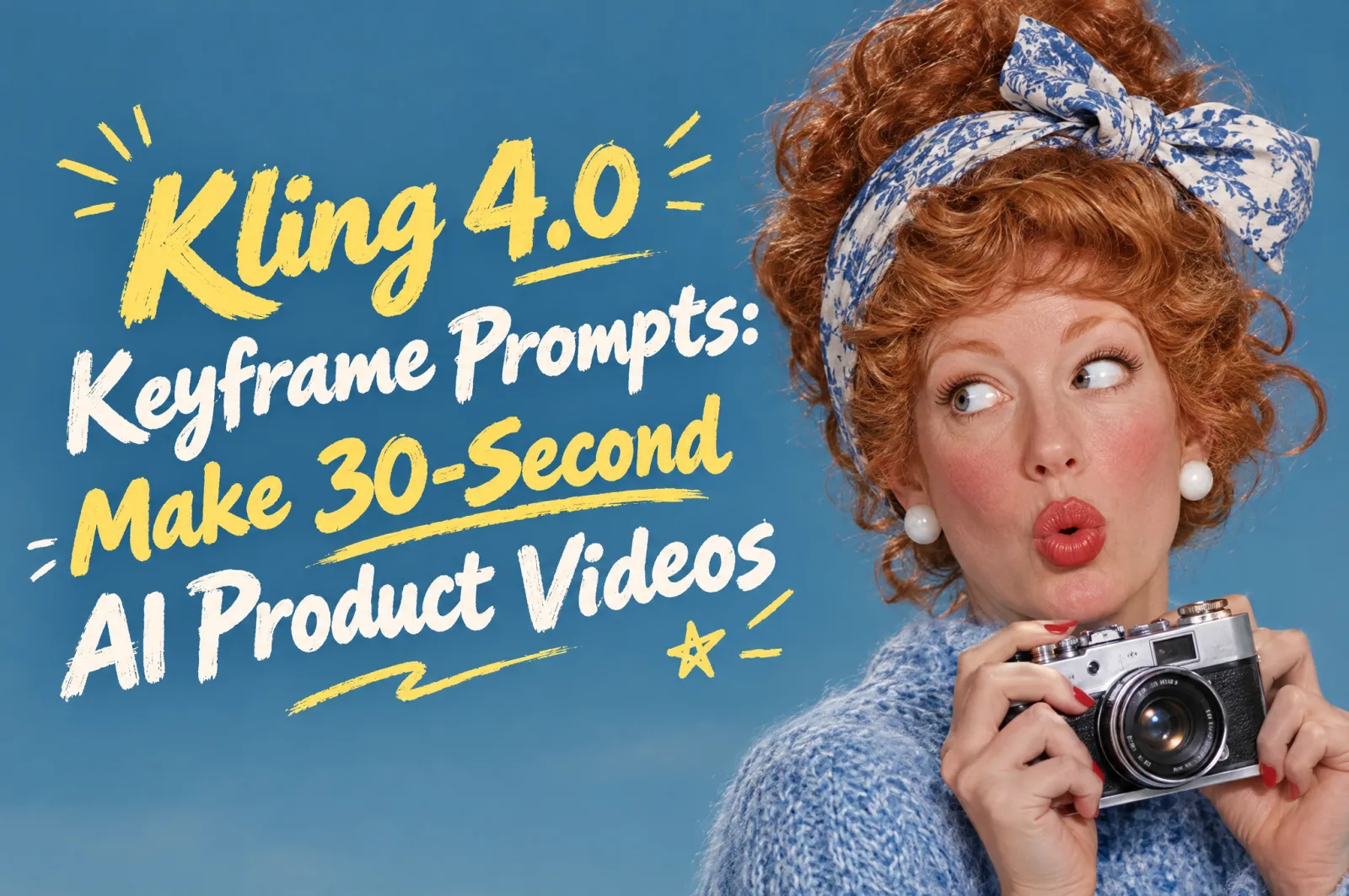 Kling 4.0 Keyframe Prompts: Make 30-Second AI Product Videos