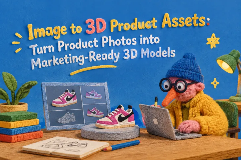 Image to 3D Product Assets: Turn Product Photos into Marketing-Ready 3D Models