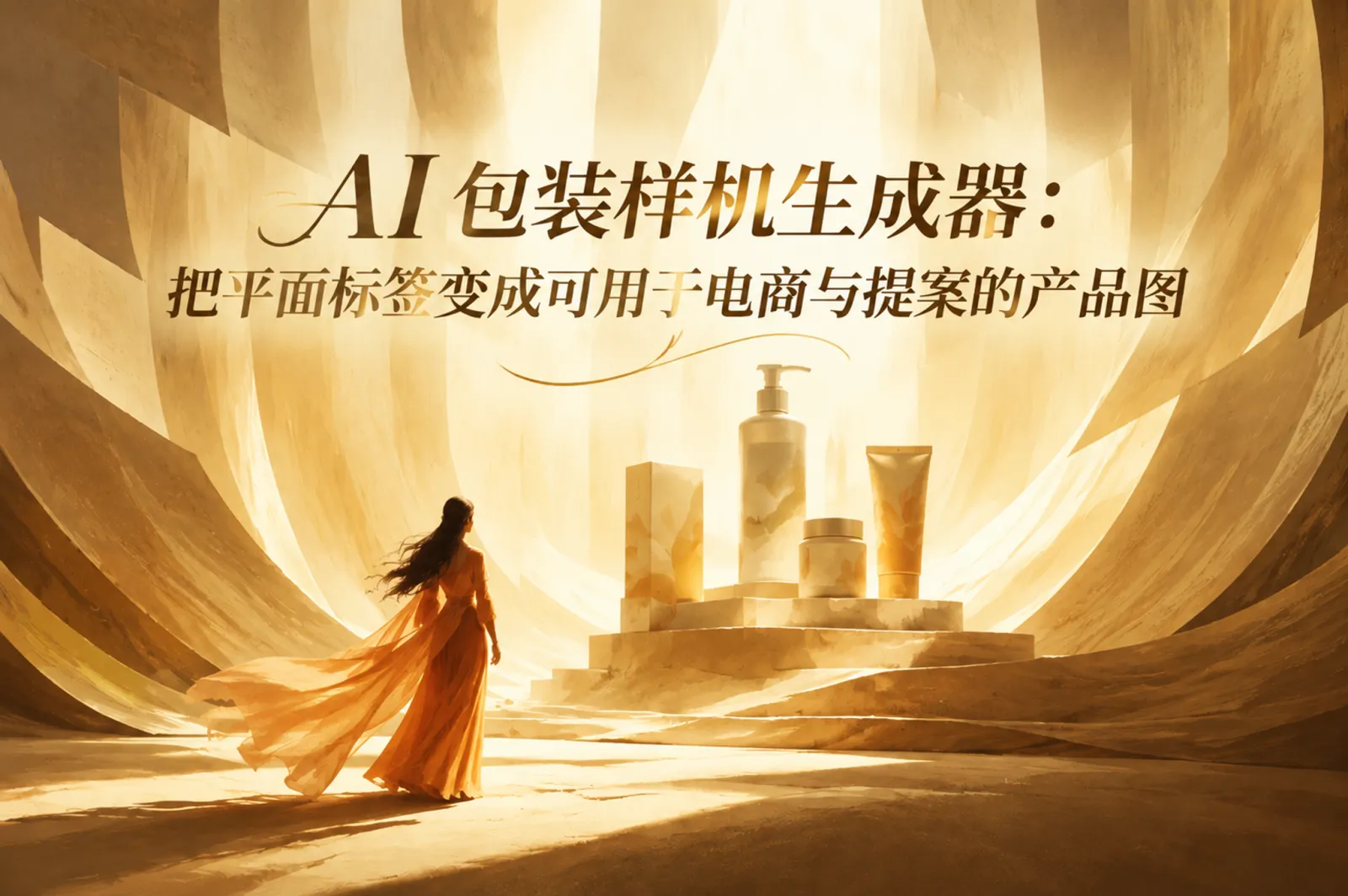 AI 包装样机生成器：把平面标签变成可用于电商与提案的产品图