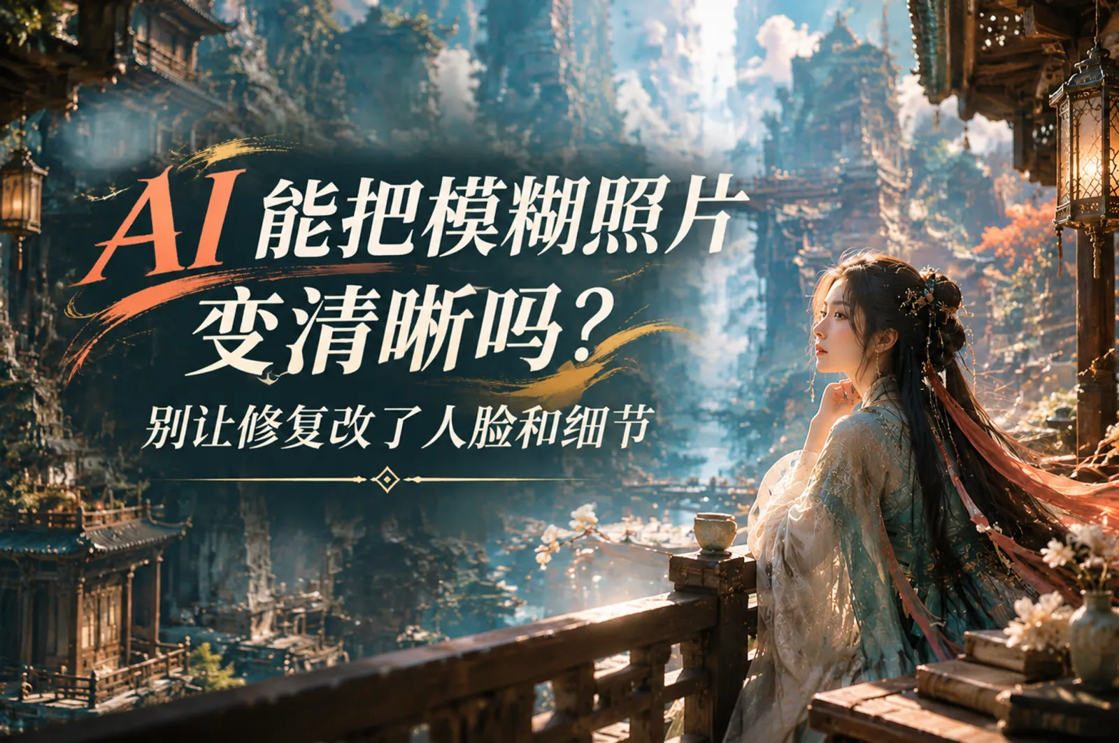 AI 能把模糊照片变清晰吗？别让修复改了人脸和细节