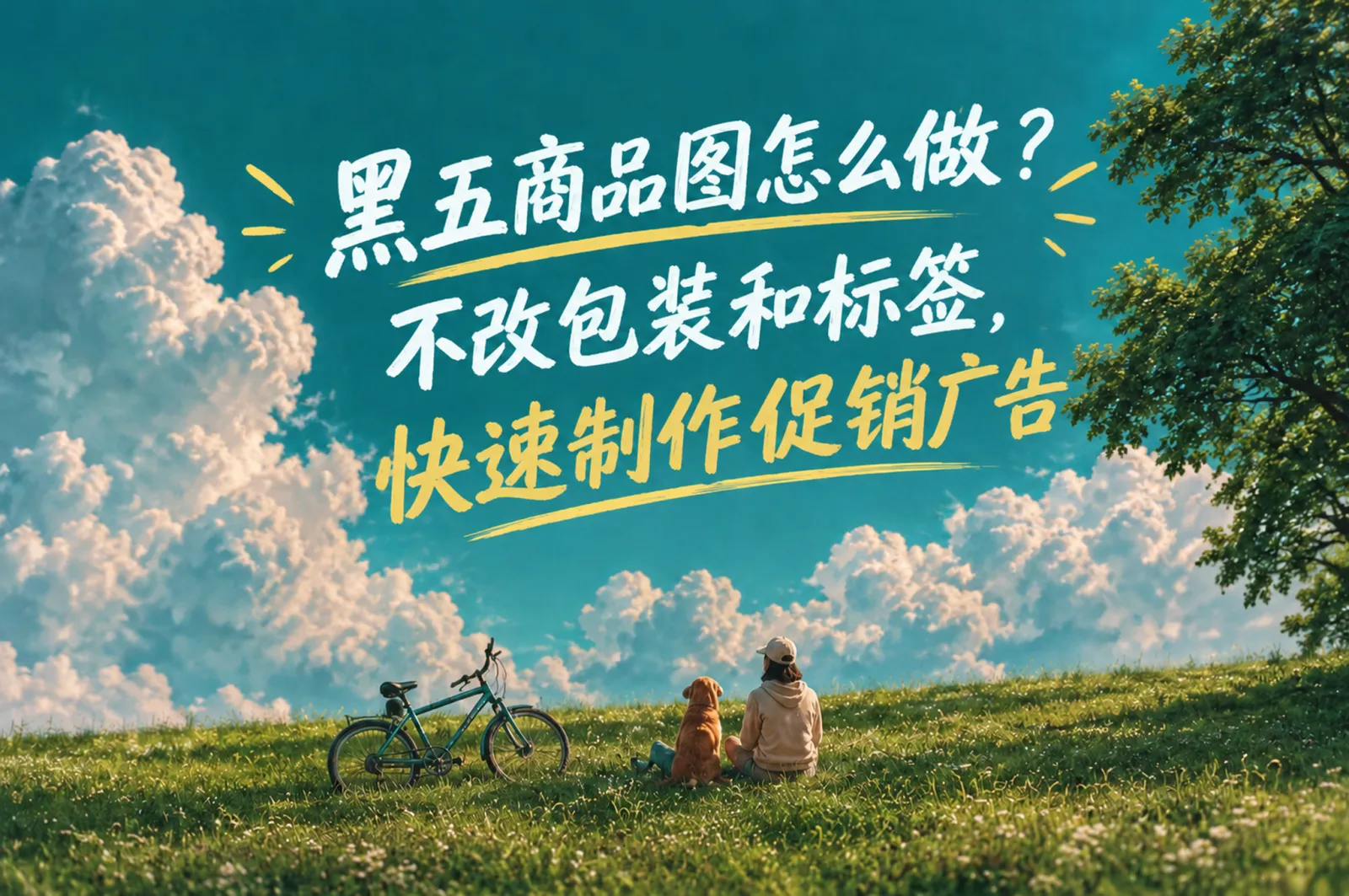 黑五商品图怎么做?不改包装和标签,快速制作促销广告