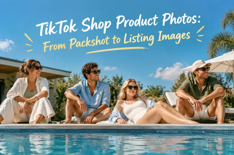 TikTok Shopの商品画像を作る方法：商品写真からメイン画像と使用シーンへ