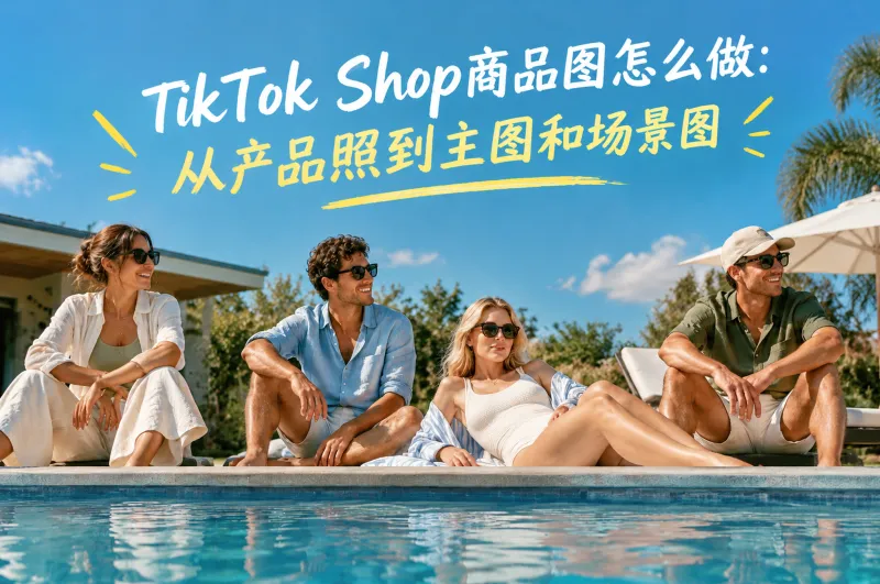 TikTok Shop商品图怎么做：从产品照到主图和场景图