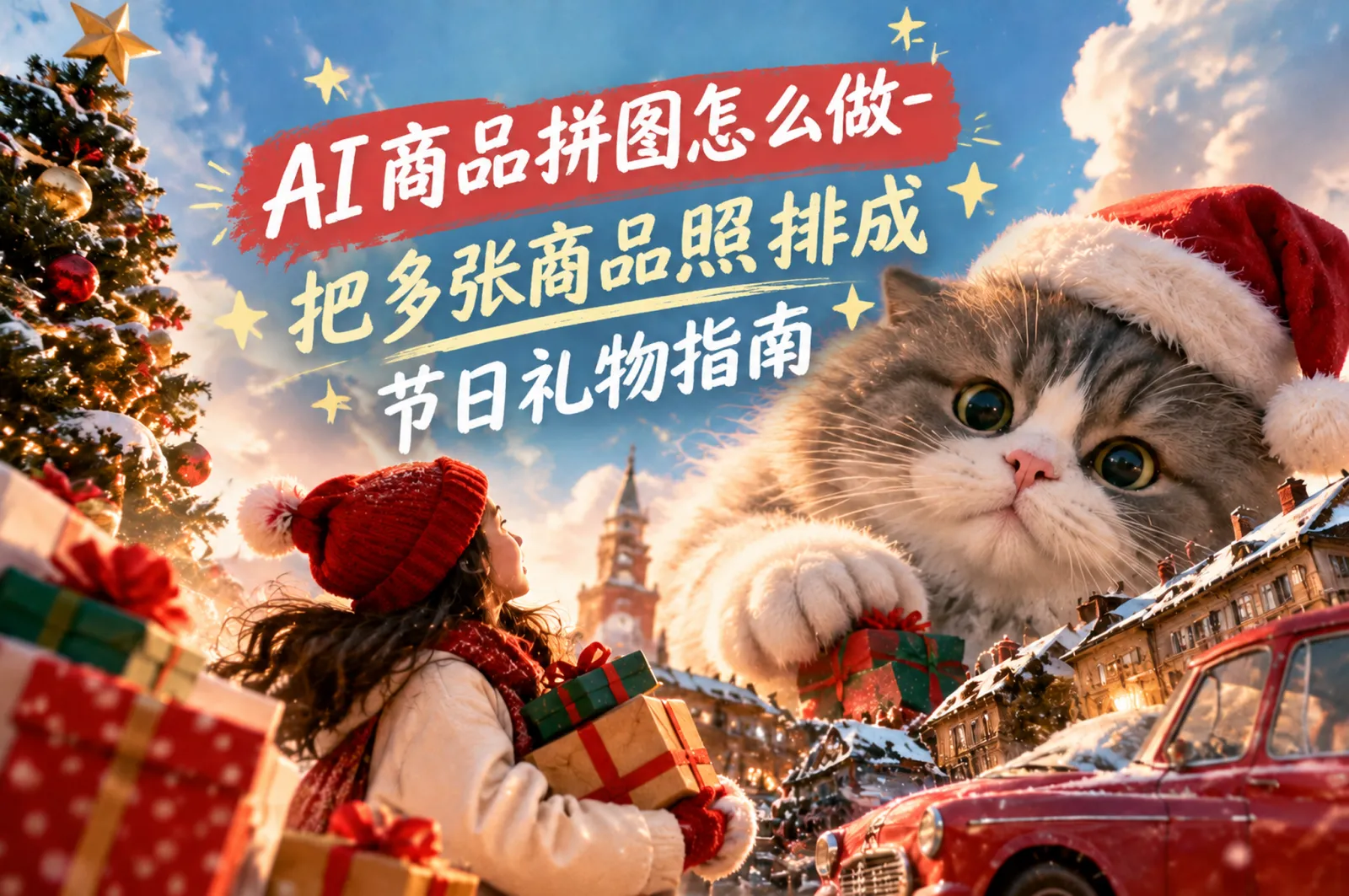 AI商品拼图怎么做：把多张商品照排成节日礼物指南