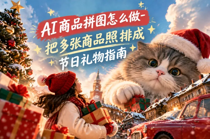 AI商品拼图怎么做：把多张商品照排成节日礼物指南